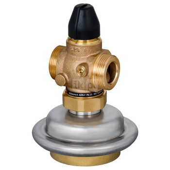 Regulator różnicy ciśnień z ograniczeniem przepływu AVPB-F PN25 20/63 05 gw. pow.