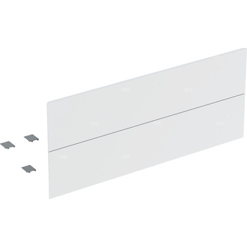 Zestaw frontów szuflad (2 szt.) do dolnej szafki pod umywalkę z dwoma szufladami GEBERIT ONE, kol. biały matowy szer.1200 mm