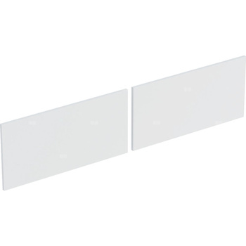 Zestaw frontów szuflad do dolnej szafki pod umywalkę GEBERIT, kol. biały szer.1400 mm