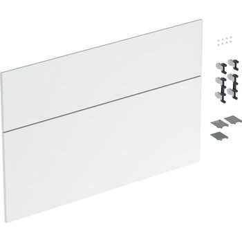 Zestaw frontów szuflad (2 szt.) do dolnej szafki pod umywalkę GEBERIT iCon, kol. biały wysoki połysk szer.900 mm