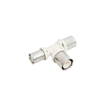 Trójnik QIK Zaprasowywany redukcja PPSU 26 mm x 20 mm x 26 mm (złącze zaprasowywane)