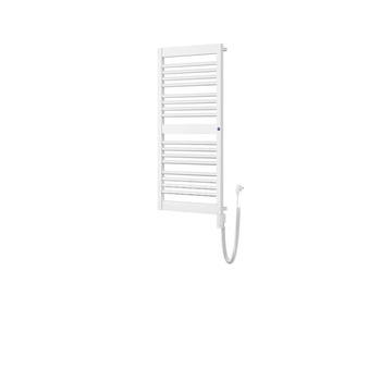 Grzejnik elektryczny (suszarka) INSTAL-PROJEKT FRAME ELECTRO, wym. 570 (675 z grzałką)/500 mm, kolor biały połysk, moc 300 W