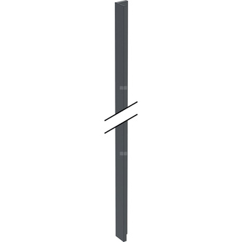 Uchwyt Geberit do wysokiej szafki, szerokość 173 cm: B=45cm, Czarny