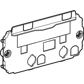 Płytka ochronna Geberit do płyty przykrywającej Omega, zlicowana z powierzchnią ściany