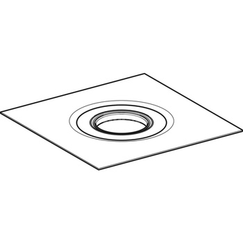 Kołnierz przyłączeniowy Geberit Pluvia do pokryć bitumicznych