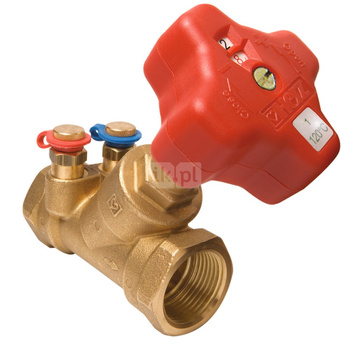 Zawór regulacyjno-pomiarowy HERZ STRÖMAX 4017 M mosiądz, DN 15MF Gwint wewnętrzny x Gwint wewnętrzny, 0.97 Kvs