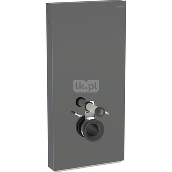 Moduł sanitarny do WC wiszącego GEBERIT Monolith Plus, 1010 mm x 480 mm x 106 mm, front: lava, bok: czarny