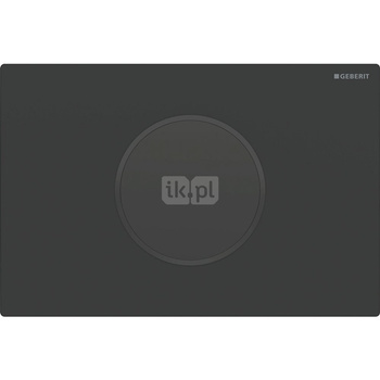 Elektroniczny zestaw uruchamiający WC Geberit, IR, zasilanie bateryjne, Sigma10, 12cm, czarny mat, easy-to-clean