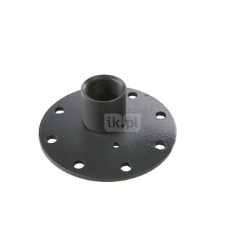 Pokrywa flanszy fi 180 mm z mufą 6/4" - stalowa