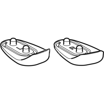 Zestaw podkładek wyrównujących do deski sedesowej, do Geberit AquaClean 5000plus / 5000, duża powierzchnią przylegania: Manhattan