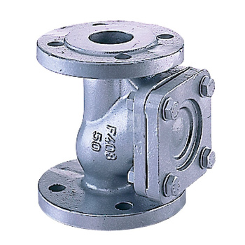 Zawór zwrotny kołnierzowy, zamknięcie kulowe do instalacji ciśnieniowych, typ 408X, Pnom 1,6 MPa, DN 125