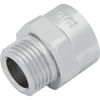 Korpus przyłączki niklowany do rury fi15 - G1/2"
