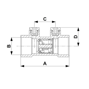 Zawór zwrotny KFA Armatura antyskażeniowy 1'' gw