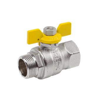 Zawór odcinający do gazu ARCO MIÑO GZ 3/4'' x GW 3/4'', uchwyt motylek