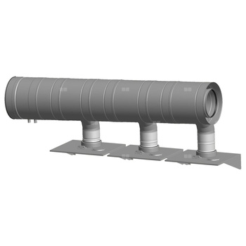 Kolektor koncentryczny DN 130/200 dla kaskady 2 kotłów Victrix Pro V2 35-55