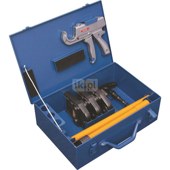 Komplet narzędzi - zaciskarka ręczna Press + szczęki zaciskowe o profilu "U" - 16-25