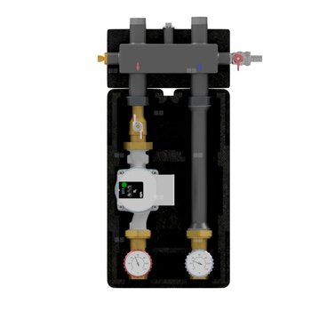 Zestaw H1 z pompą Grundfos UPM3S Auto 25-60, z grupą pompową bez zaworu mieszającego