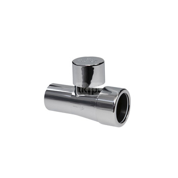 Złączka z zaworem napowietrzającym 32mm w kolorze Chrom