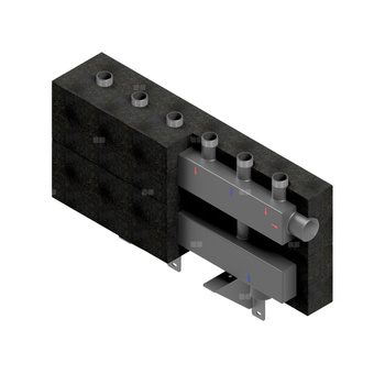 Kolektor kaskadowy ciepła/chłodu CH2 100 3F – DN50, trzyobwodowy