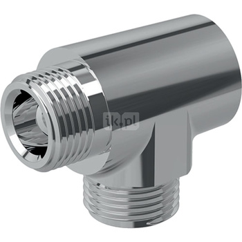 Trójnik z gwintem zewnętrznym do Geberit AquaClean: Chrom błyszczący