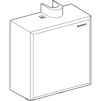 Pokrywa Geberit do natynkowej skrzynki funkcyjnej, do baterii umywalkowych Piave i Brenta, montaż stojący