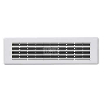 Nawiewnik, otwór wzdłużny do wylotów podłogowych lub naściennych, 335x95 mm, wersja: kolor biały