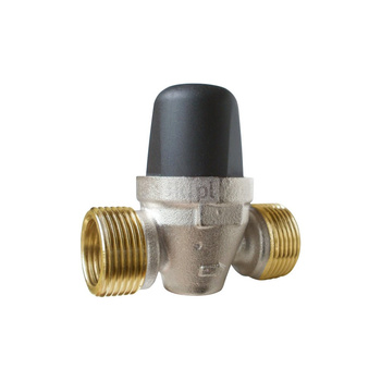 Reduktor ciśnienia, Regulacja ciśnienia na wyjściu: od 1,5 do 4 bar (nastawa fabryczna 3 bar ± 0,5 bar). RIDUTTORE DI PRESSIONE M3/4"XF1/2" 