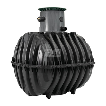 One2clean 7 ze zintegrowaną pompownią (IPS) - przydomowa jednozbiornikowa oczyszczalnia biologiczna SBR dla 6-7 RLM, wewnętrzna przepompownia, plastikowa oczyszczalnia biologiczna, oczyszczalnia biologiczna z tworzywa , technologia SBR , przepompownia , p