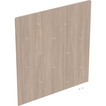 Drzwi do kwadratowej wysokiej szafki z jednymi drzwiami GEBERIT iCon, kol. dąb melamina, struktura drewna szer.450 mm