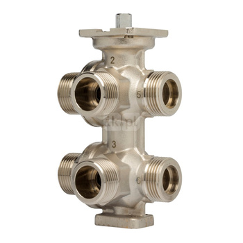 Zawór regulacyjny Zawór 6-drogowy TA-6 DN 15 standard kvs=1.25