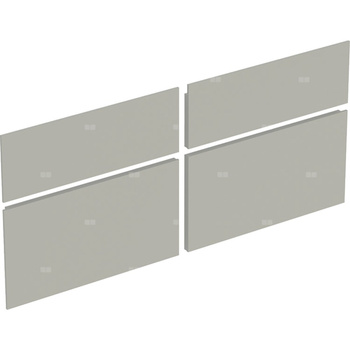 Zestaw frontów szuflad do dolnej szafki pod umywalkę GEBERIT Xeno², kol. szary szer.1200 mm