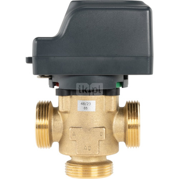 3-drogowy zawór strefowy AZV 844, DN25, G1 1/4'', Kvs 11, 230 V AC, AB-B