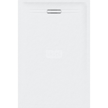 Brodzik prostokątny Geberit Sestra: 140x70x4cm, Biały / Struktura łupka