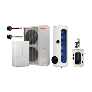 Pakiet - Pompa ciepła powietrze-woda split IMMERGAS MAGIS PRO 12 V2 T M300 B100 11.3 kW 400 V + Zasobnik c.w.u. OKC 300 NTR/HP + Zasobnik buforowy NAD 100 V1