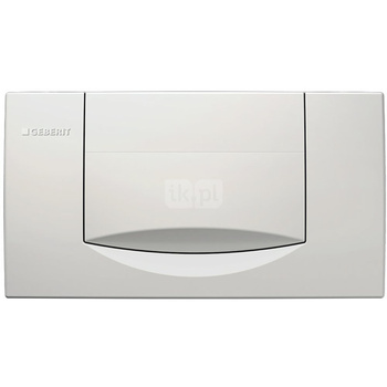 Przycisk uruchamiający Geberit 200F do spłukiwania z funkcją''stop'': Biały