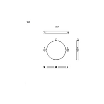 Obejma mocująca NICZUK EXPERT UPZ 269-279 mm 273BK