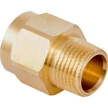 Złączka GEBERIT Mepla przejściowa RG gw, Cu / Cu, 1/2'' (GW x GZ) z uszczelką