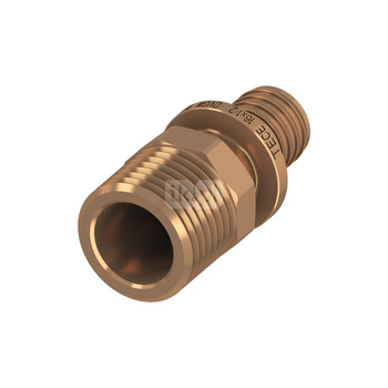 Nypel przejściowy TECE flex, brąz, 63 mm x 2'' (zz x GZ)