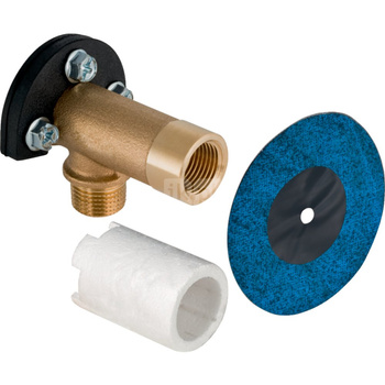 Podłączenie GEBERIT Mepla, brąz, 1/2'' (GW x przyłącze mf), 73 mm