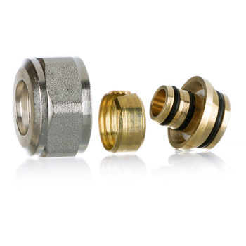 Złączka przejściowa FITTING STRONG, mosiądz, 16 x 3/4'' (GW x zacisk)