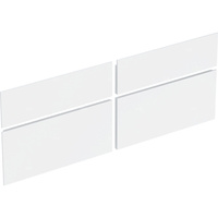 Zestaw frontów szuflad do dolnej szafki pod umywalkę GEBERIT Xeno², kol. biały szer.1400 mm