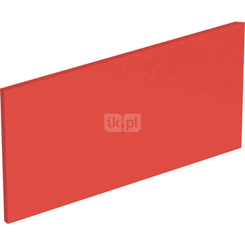 Osłona dekoracyjna Geberit Bambini boczna, do umywalki dla dzieci, wyższa umywalka: Czerwony Varicor Nr 227 / Matowy