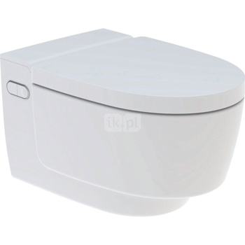 Urządzenie WC z funkcją higieny intymnej Geberit AquaClean Mera Classic, wisząca miska WC: Miska ustępowa: biały / KeraTect, Panel dekoracyjny: biały