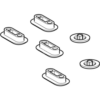 Zestaw odbojników do siedziska i pokrywy deski sedesowej, do Geberit AquaClean Sela