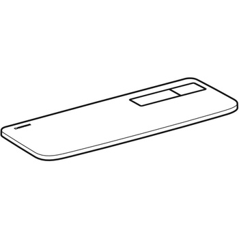 Pokrywa spłuczki Geberit do spłuczki natynkowej AP128, spłukiwanie dwudzielne: Biały-alpin