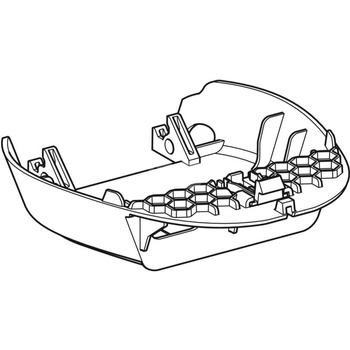Klapa ochronna Geberit, do stacji dokującej do zintegrowanego zaworu spłukującego do pisuarów