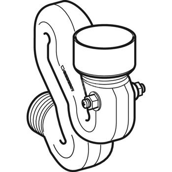 Syfon do pionów deszczowych Geberit do pisuaru, z czujnikiem