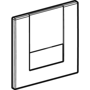 Płytka przykrywająca Geberit Tango: Chrom matowy