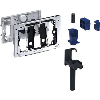 Pojemnik na kostkę Geberit DuoFresh, do spłuczki podtynkowej Sigma 12 cm: Chrom błyszczący