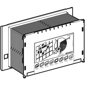 Skrzynka ochronna Geberit do spłuczki podtynkowej Sigma, długość 9 cm